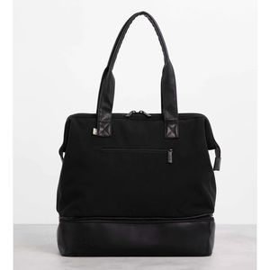 Beis Convertible Mini Weekender bag in Black